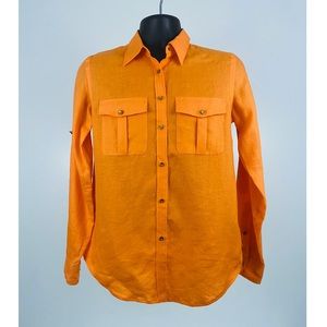 LAUREN Ralph Lauren UNIQUE Men’s Small- 100% Linen